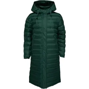 LOAP ITMARA Dámský kabát, tmavě zelená, velikost