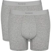 SLOGGI MEN EVER EASE SHORT 2P Pánské spodní prádlo, šedá, velikost
