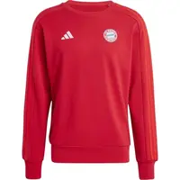 adidas FC BAYERN DNA SWT Pánská mikina, červená, velikost