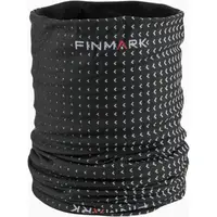 Finmark MULTIFUNCTIONAL SCARF WITH FLEECE Multifunkční šátek, černá, velikost UNI
