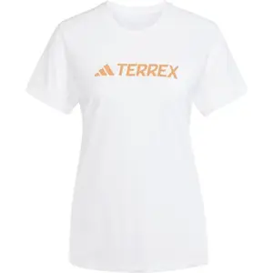 adidas W MULTI TERREX LOGO TECH TEE Dámské triko, bílá, velikost