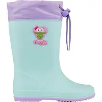 Coqui RAINY COLLAR Dětské holínky, světle zelená, velikost