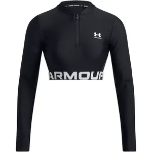 Under Armour HEATGEAR RIB Dámské tričko, černá, velikost M
