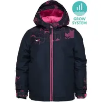 LOAP CUSA GROW SYSTEM Rostoucí dětská lyžařská bunda, tmavě modrá, velikost 158-164