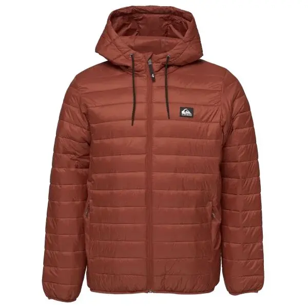 Quiksilver SCALY HOOD Pánská bunda, oranžová, velikost