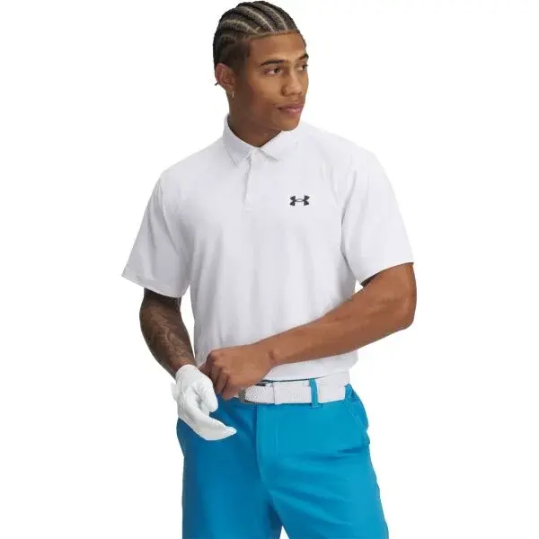 Under Armour T2G POLO Pánské polo triko, bílá, velikost