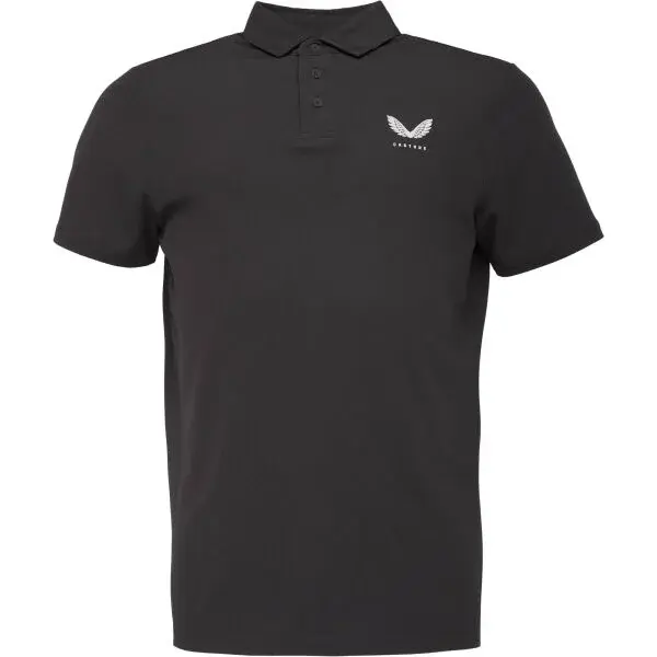 CASTORE CLUB ESSENTIAL SS POLO Pánské polo triko, černá, velikost