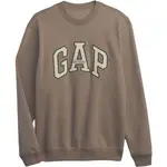 GAP HO23 CORE LOGO CREW Pánská mikina, hnědá, velikost