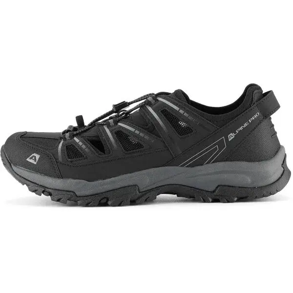 ALPINE PRO ABERON Pánské sandály, černá, velikost