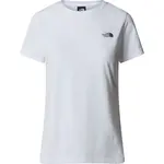 The North Face W S/S SIMPLE DOME SLIM TEE Dámské tričko, bílá, velikost