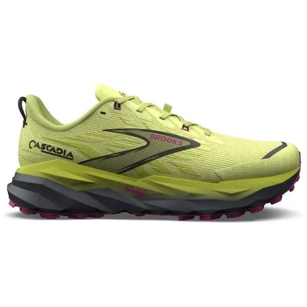 BROOKS CASCADIA 19 W Dámská běžecká obuv, žlutá, velikost 40.5