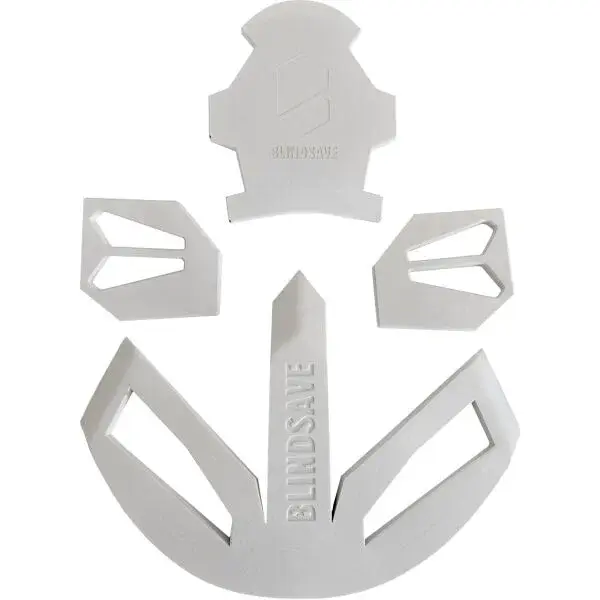 BLINDSAVE SHARKY INSERTS Vycpávky do masky, bílá, velikost