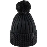 Finmark WINTER HAT Zimní pletená čepice, černá, velikost UNI