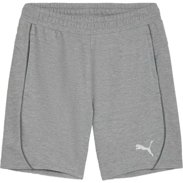 Puma TEAMFINAL CASUALS SHORTS Pánské sportovní kraťasy, šedá, velikost