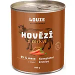 LOUIE HOVĚZÍ S MRKVÍ 800 G Psí konzerva, hnědá, velikost