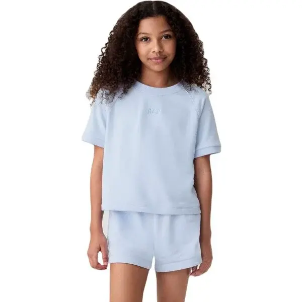 GAP LOGO RAGLAN Dívčí mikina, světle modrá, velikost