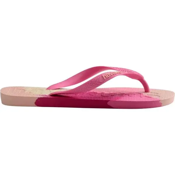 HAVAIANAS TOP LOGO MANIA COLORS II Unisex žabky, růžová, velikost 43/44