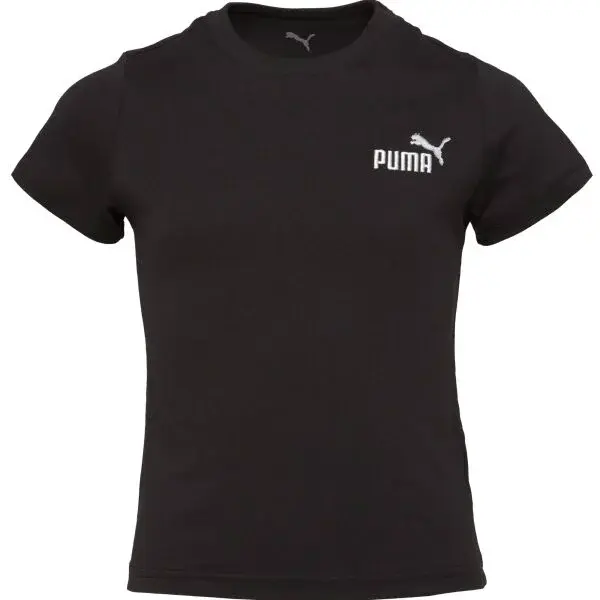 Puma ESSENTIALS 2 COLOR SMALL NO.1 LOGO TEE B Chlapecké triko, černá, velikost