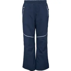Lewro DARAN Voděodolné dětské zateplené kalhoty, tmavě modrá, velikost 116-122
