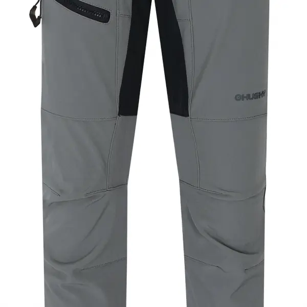 Husky Keson K 140-146, šedá Dětské softshell kalhoty