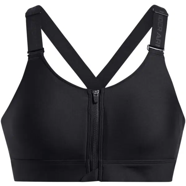 Under Armour INFINITY HIGH ZIP 2.0 Dámská podprsenka, černá, velikost