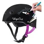 WIPEOUT BLACK 5+ Dětská cyklistická přilba, černá, velikost (49 - 52)