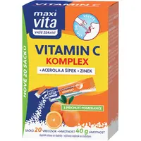 VITAR MAXI VITA VIT.C KOMP.+ ACER.+ ŠÍPEK+ ZINEK 20 STICK Doplněk stravy, , velikost