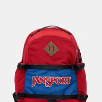 Batoh Jansport Small Seattle Pack červená barva, velký, s potiskem, EK0A5BK1N581