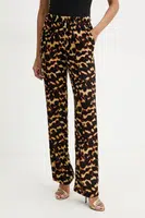 Kalhoty Silvian Heach ERMAN dámské, černá barva, jednoduché, high waist, GPP25372PA