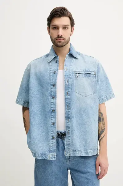 Džínová košile BOSS Orange