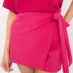 Fuchsiová zavinovací sukně