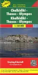 AK 0835 Chalkidiki, Thassos, Olympos 1:150 000 / automapa + mapa pro volný čas