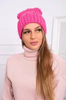 Kesi Čepice s rolováním Magda K293 orange neon