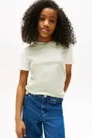 Dětské bavlněné tričko Tommy Hilfiger tyrkysová barva, KS0KS00594