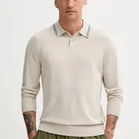 Vlněný svetr PS Paul Smith pánský, béžová barva, M2R-303Z-T21861
