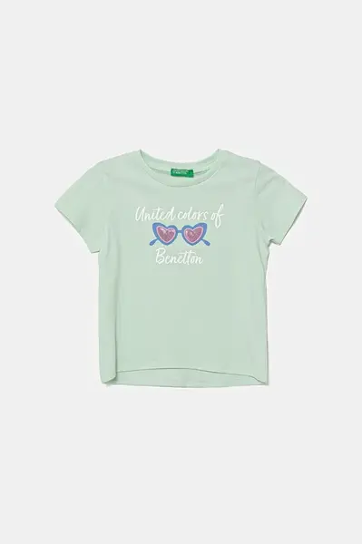 Dětské bavlněné tričko United Colors of Benetton