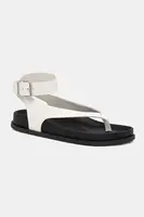 Kožené sandály Tommy Jeans TJW ANKLE STRAP SANDAL