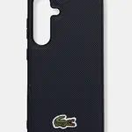 Obal na telefon Lacoste Samsung Galaxy S25 tmavomodrá barva, LCHMS25SPVCV