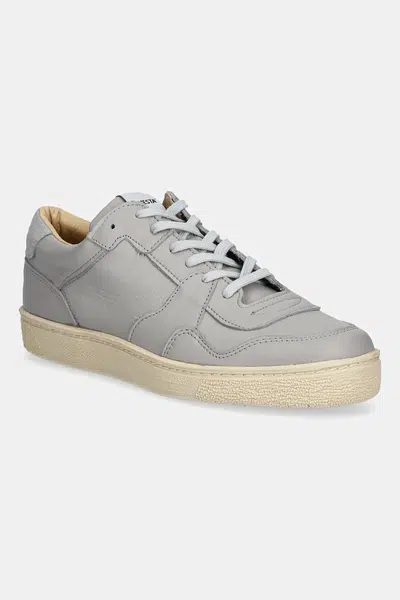 Kožené tenisky Novesta Itoh Athletic pánské, šedá barva, N474001.NEBBEI106