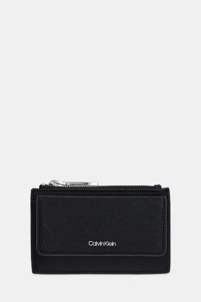 Peněženka Calvin Klein dámská, černá barva, LV04F1036G