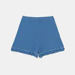 Dětské kraťasy United Colors of Benetton modrá barva, s aplikací, 114FQ900B