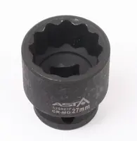 Hlavice nástrčná úderová 1/2" 17 mm, 12hranná - ASTA Velikost: 17 mm