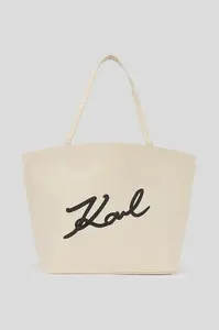 Bavlněná kabelka Karl Lagerfeld K/SIGNATURE