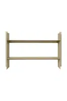 Polička ferm LIVING Low Rack béžová barva