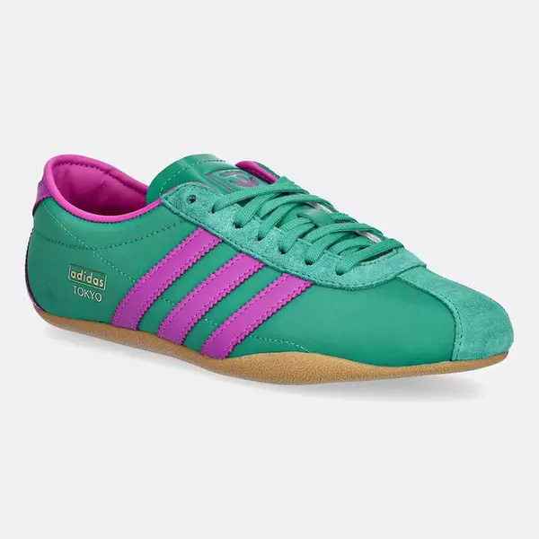 Boty adidas Originals Tokyo W dámské, zelená barva, JQ0583