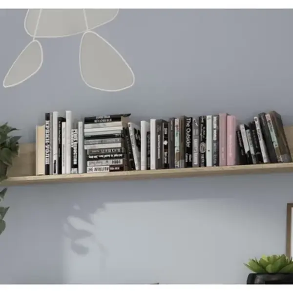 Nástěnná police Carlos, dub sonoma, 150 cm