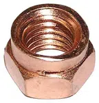 Dresselhaus Matice na výfuky Thermag M10x1,25, šestihranné DIN 14441, pro klíč 14 mm, měděné, 100 ks Velikost: M10