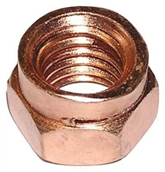 Dresselhaus Matice na výfuky Thermag M10x1,25, šestihranné DIN 14441, pro klíč 14 mm, měděné, 100 ks Velikost: M10