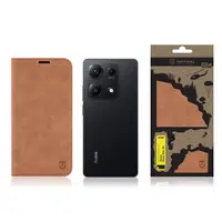 Flipové pouzdro Tactical Xproof pro Xiaomi Redmi Note 14S, hnědá