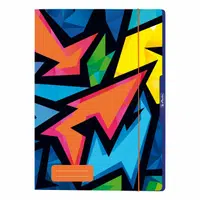 Desky s gumou A4 - Neon Art